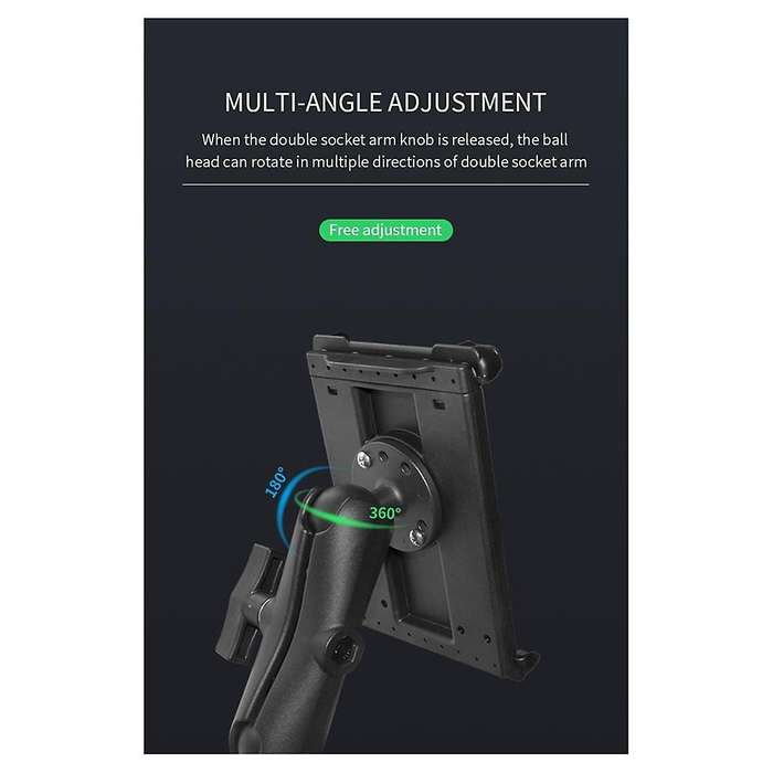 Industrial Rugged Tablet Tablet Holder for Car Truck Vehicle Clip Matches AMPS Tablet Holder VIN-PBJ