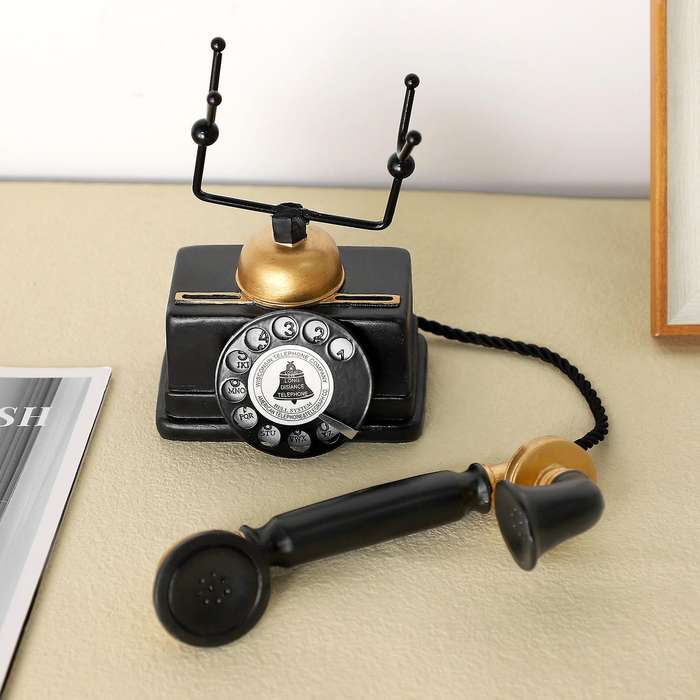 Industrial loft Retro Phone Model Crafts Decoration Shop Cafe Living room Showcase Decoration Decor