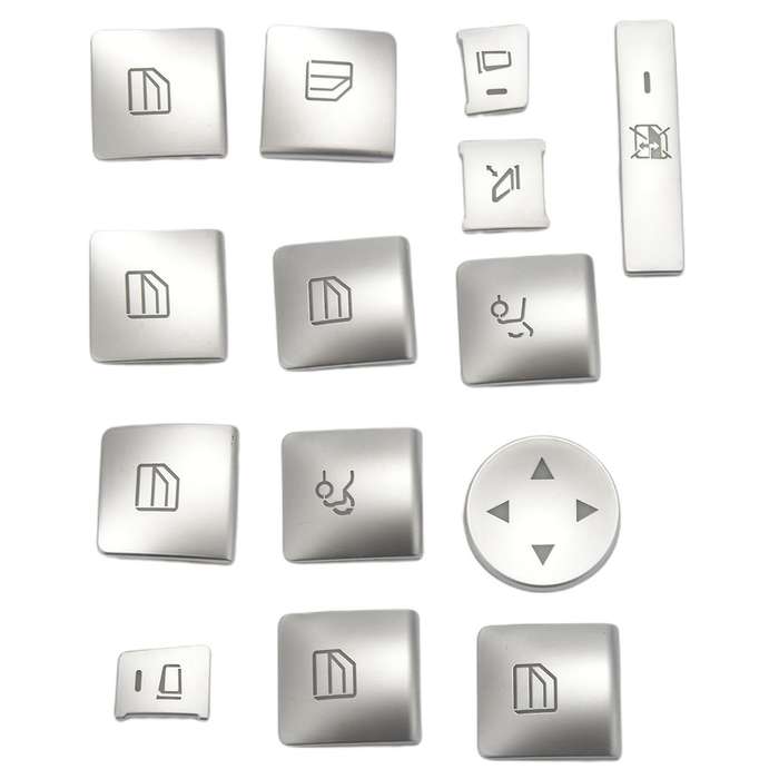 Inner Door Armrest Window Switch Button Trim Cover Sticker for ML GL C E G Class W204 W212 W246 W166
