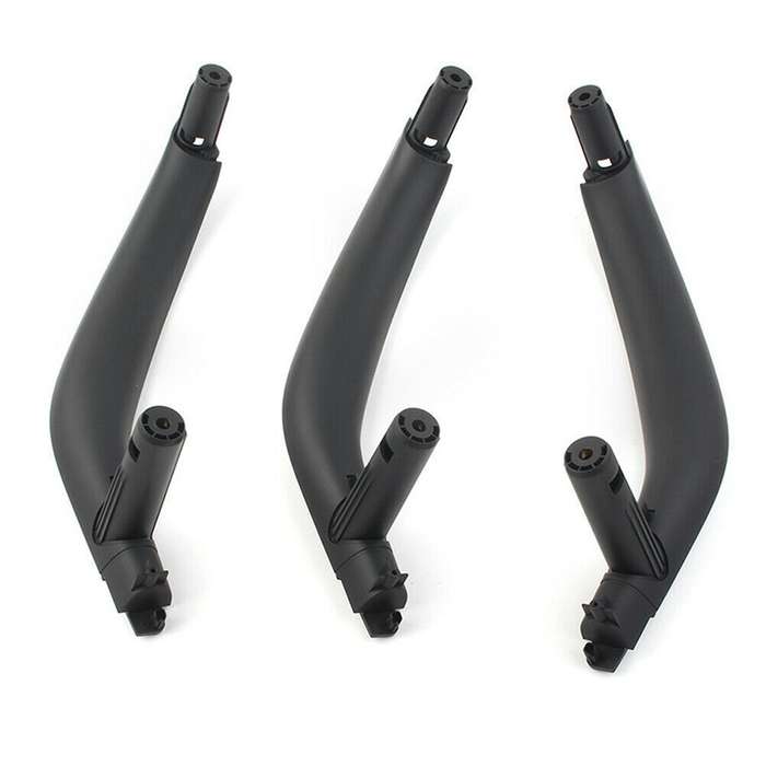 Inner Door Pull Handle Trim Cover 51417292243 51417292244 for - X5 X6 F15 F16 RHD 2014-2018 3PCS (Bl