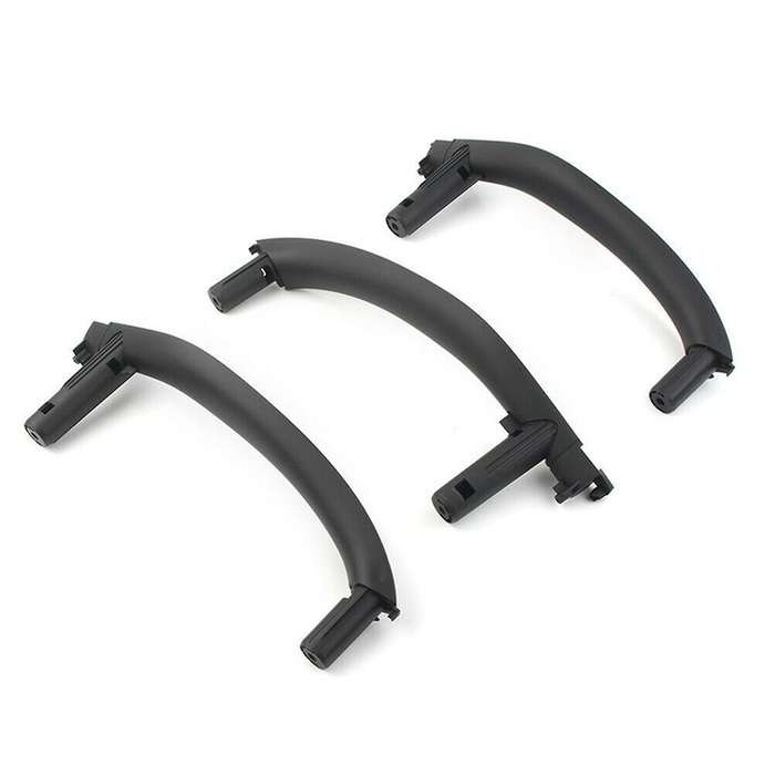 Inner Door Pull Handle Trim Cover 51417292243 51417292244 for - X5 X6 F15 F16 RHD 2014-2018 3PCS (Bl