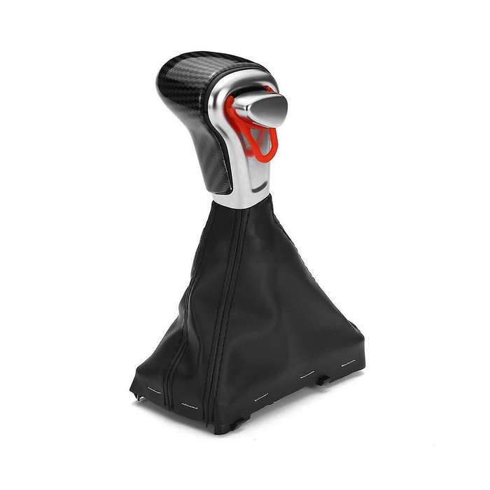 Inner Shifter Shift Knob Shifter Head with Tie Downs Protective Cover Car for A3 A4 A6 Q5 2009-2012