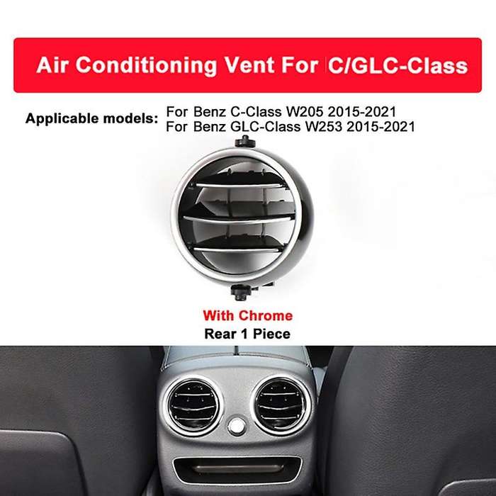 Instrument Desk Air Conditioning Rear Outlet Tuyere A/C Folding Fittings for C Class W205 GLC W253 1