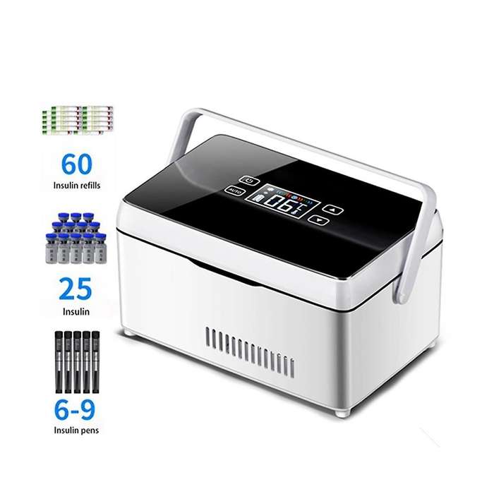 Insulin Cooler Case Usb Mini Refrigerator Portable Insulin Cooler Box Car Cool Box with Handle Medi