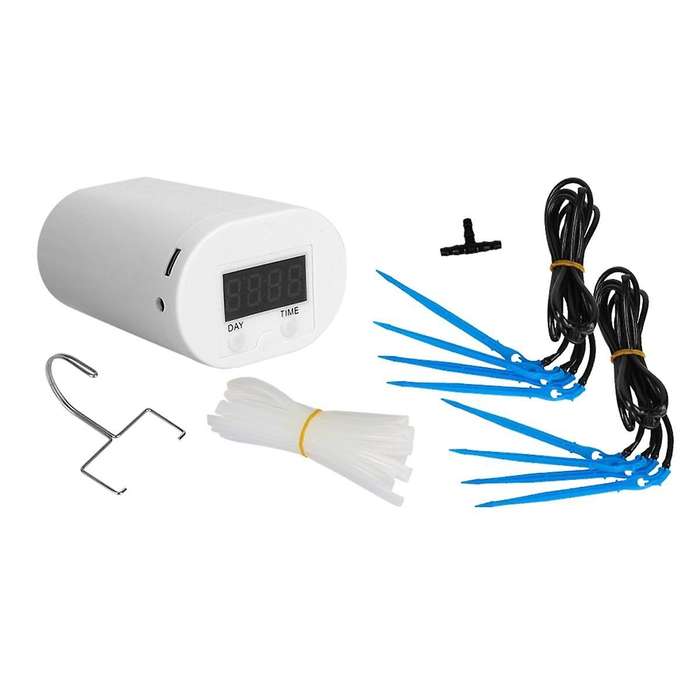 Intelligent Automatic Flower Watering Machine Lazy Flower Watering Device Timed Potted Garden Green
