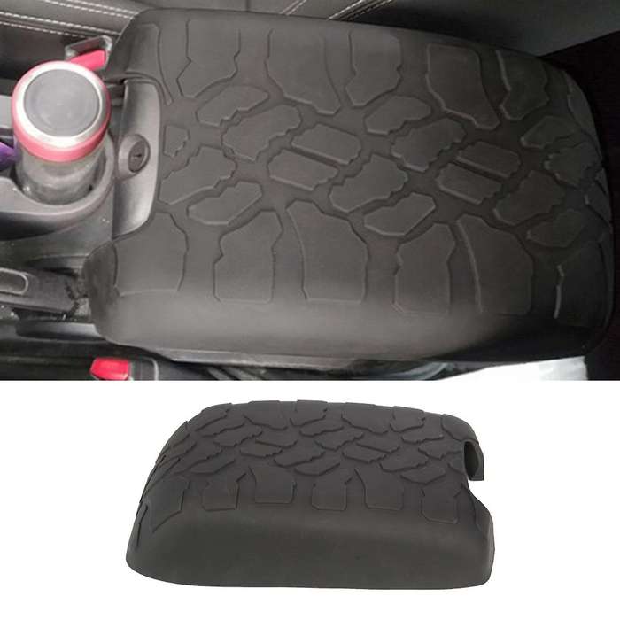 Interior for JK 2012-2017 Tire Tread ArmPad Center Console Cover Armrest Cushion