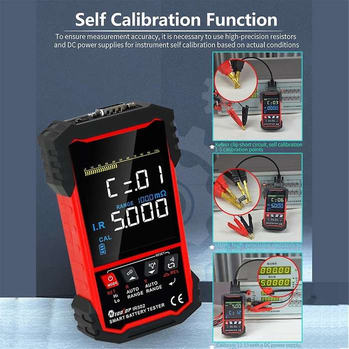 IR500 Battery Internal Resistance Tester 500 High Precision Calibratable for Electric Car Electro