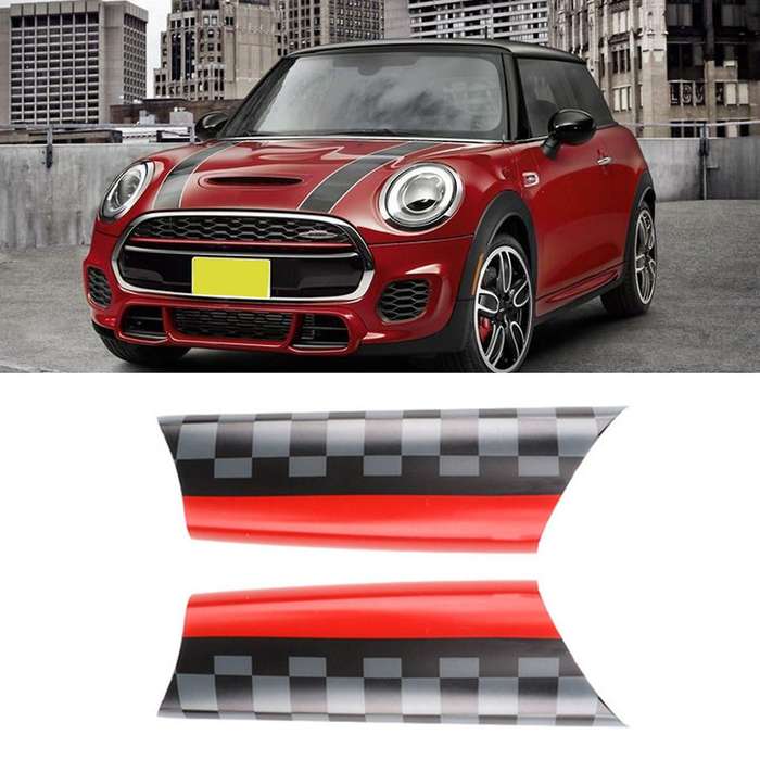 JCW style Car Interior Door Handle Decals Covers for R55 R56 R57 R58 MINI R55 R56