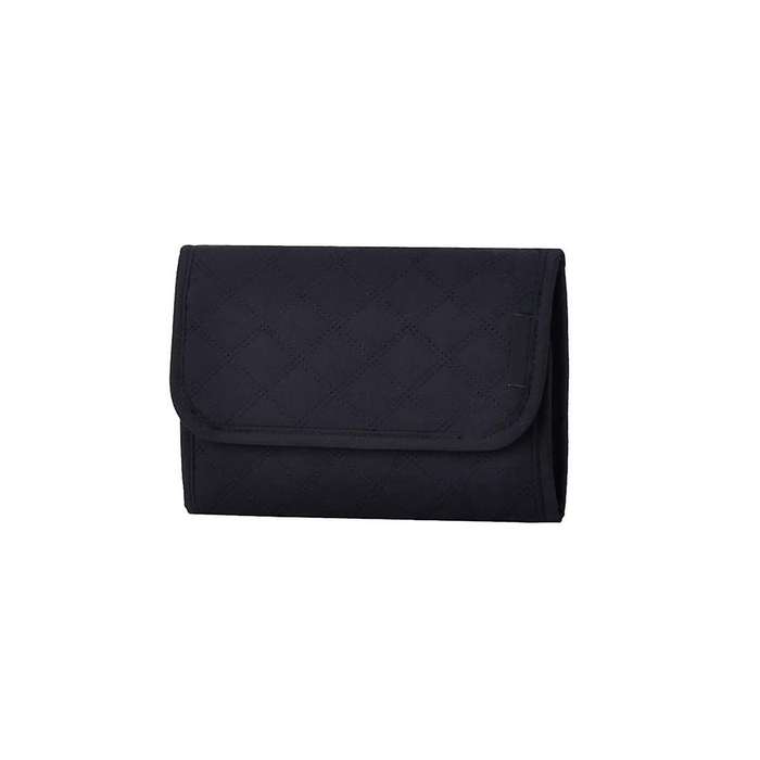 Jewelry Organizer Roll Foldable Jewelry Storage Bag Portable Travel Jewelry Case Soft Earrings Brace