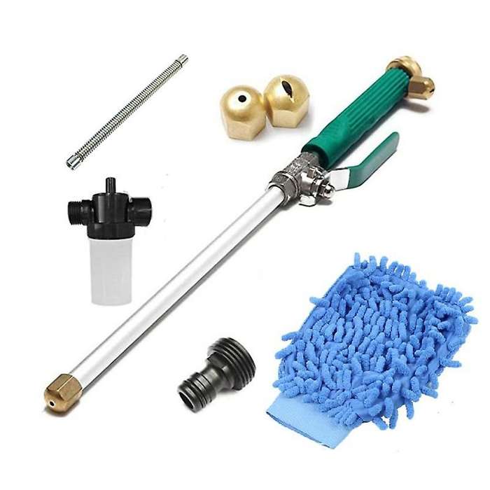 Jet Car Washer Power Hose Nozzle, Magic High Pressure Wand, Flexible Water Hose Nozzle Sprayer Exten