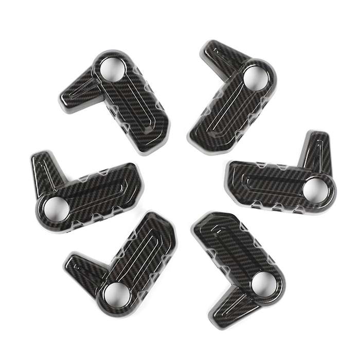 JL Hardtop Roof Removal Switch Handle Cover Trim for Wrangler JL JT 2018-2021 Accessories (Carbon Fi