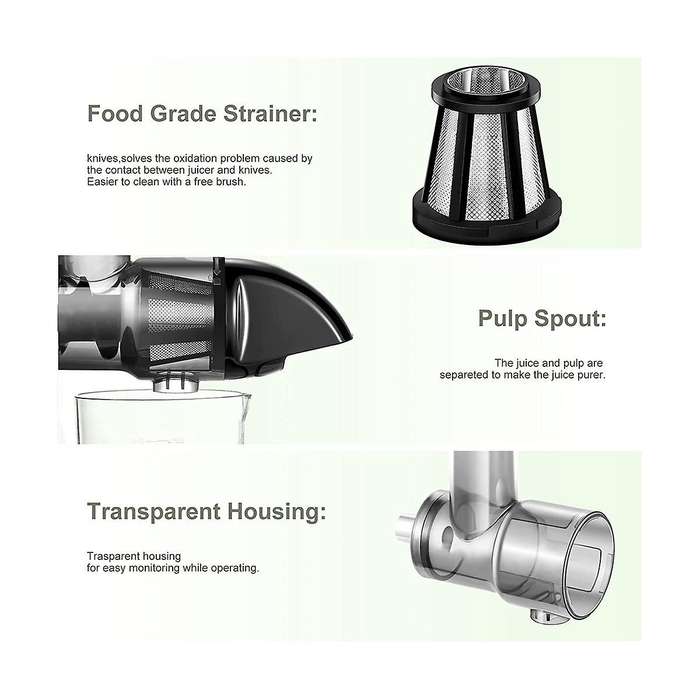 Juicer Attachment Ka Accessories Spare Parts Juice Extractor for Stand Mixer