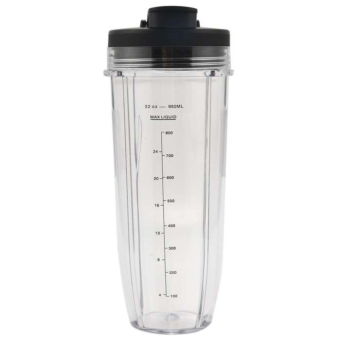 Juicer Accessories 32OZ Cup and Spout Lid for BL480 / BL490 / BL640 / BL680 Auto IQ Series Juicer