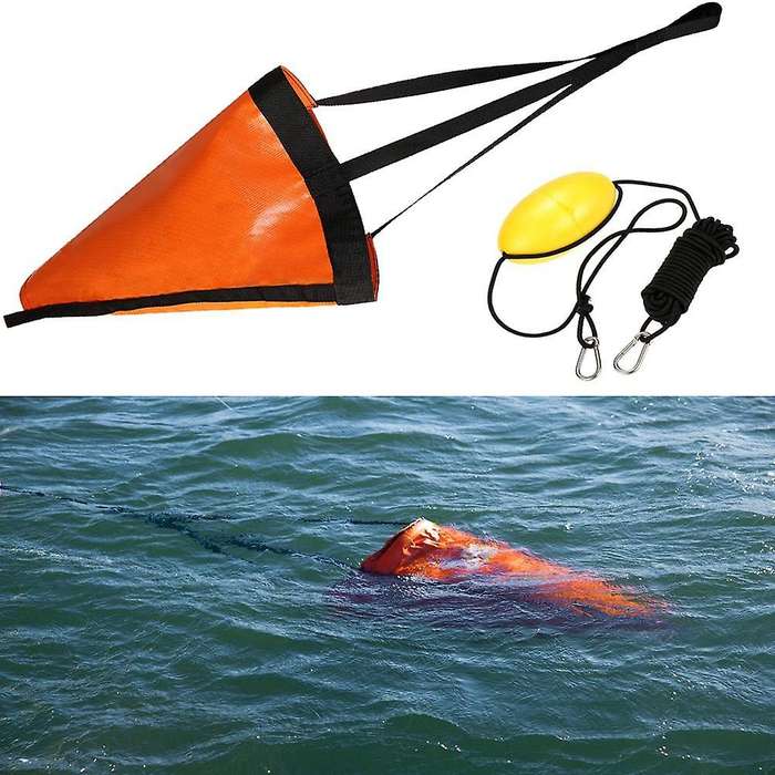 Kayak Anchor Floating Drift Anchor Rope Traction Rope Throwing Line Canoe Boat Fishing Line Anchor X