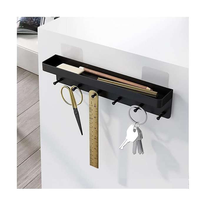 Key Rack with Shelf Key Rack Hook Stainless Steel Key Rack Mail Storage Rack