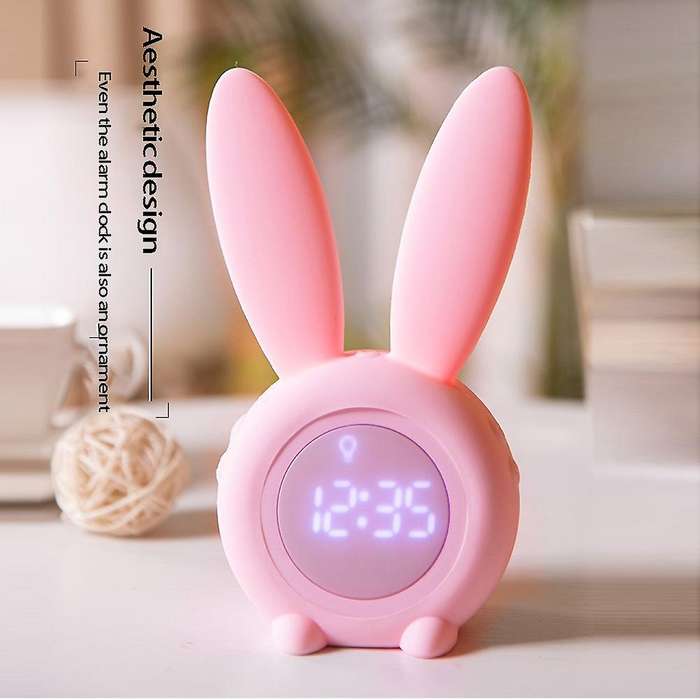 Kids Alarm Clock with Night Light for Toddlers Boys Girls Bedroom Ok to Wake Up Clock for Kids' Room