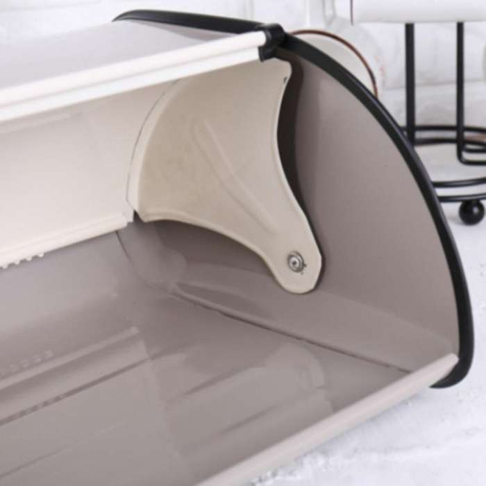 Kitchen Bread Box Bread Storage Box, Toaster Rack, Suitable for Baking Storage Container(Blue)