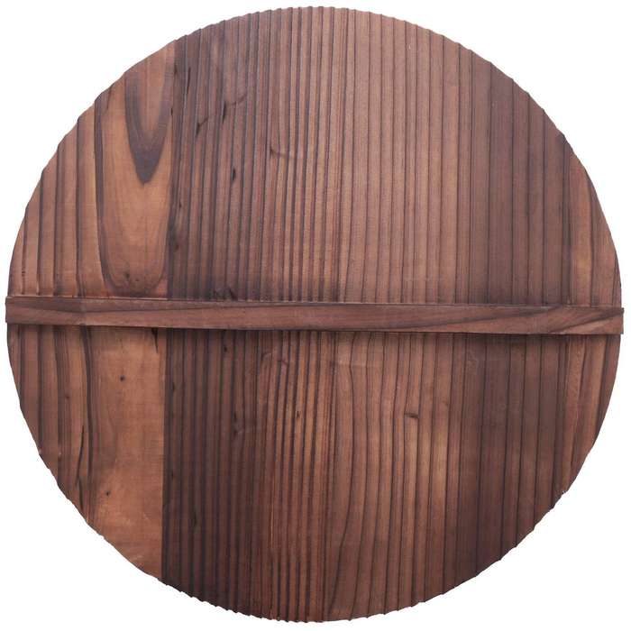 Kitchen Multi-functional Wooden Pot Cover Handle Pan Lid -friendly Anti-scalding Wood Baking Pot Li