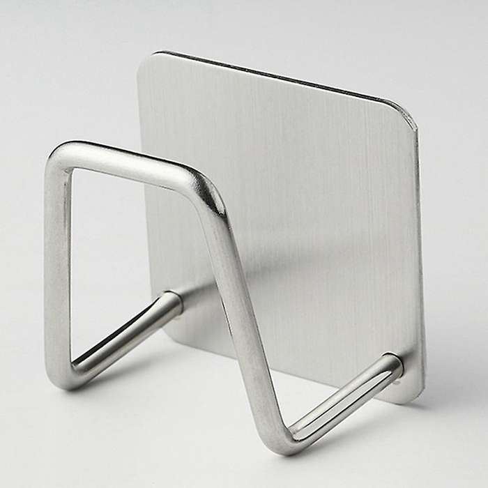Kitchen Stainless Steel Holder Sink Sponges Drain Drying Rack Kitchen Wall Organizer 6 Pcs