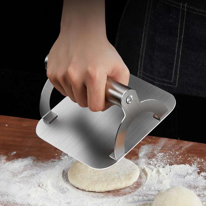 Kitchen Stainless Steel Steak Weight/Bacon Press with Handle, Heavy-Weight Grill Press Commercial