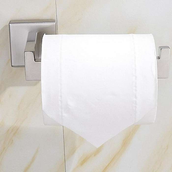 Kitchen Toilet Paper Holder Wall Mount Tissue Roll Hanger Stainless Steel Towel Rack Bathroom Acces