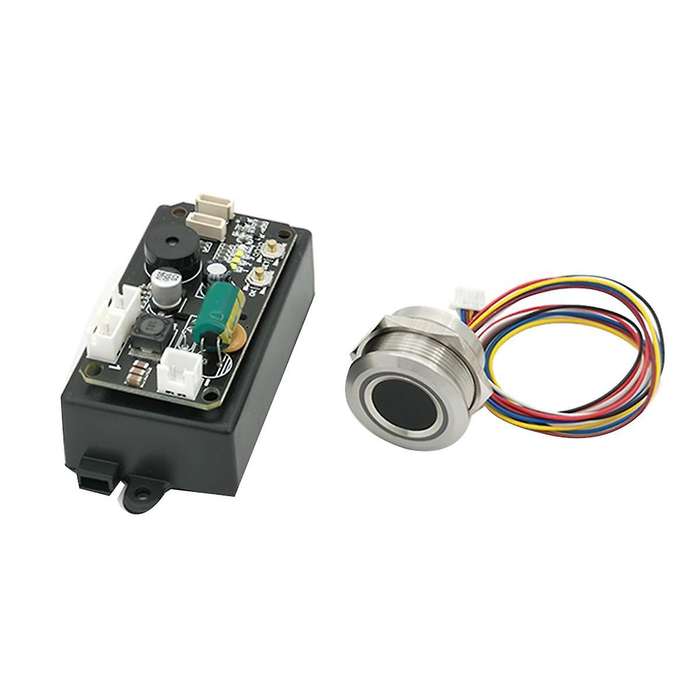 Ks220-l+r503 Dc30-75v 2 Relays Fingerprint Access Control Board with Self-locking/ignition/jog Mode