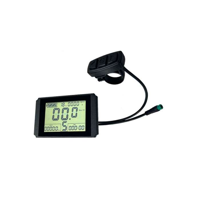 KT-LCD10H Display Ebike Meter with 5Pins Waterproof Plug 24V/36V/48V for KT Controller Kit Ebike Pa