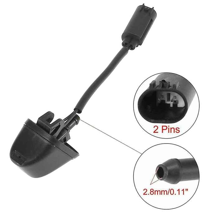 L+r New Windshield Heated Washer Sprayer Nozzle Jet 61667046060 for 3 Series E90 E91 E92 E93 323i 3