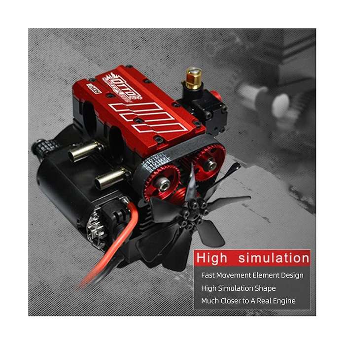 -l200ac- Engine+l200 Start Kit 4 Stroke Air Cooled Engine 7cc 4000-16500rpm Inline 2 Cylinder Engi