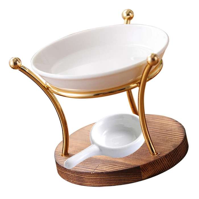 Lamp Stove Essential Oil Burner Ceramics Diffuser Iron Decoration Furnace Holder Office Wax Melt Fir