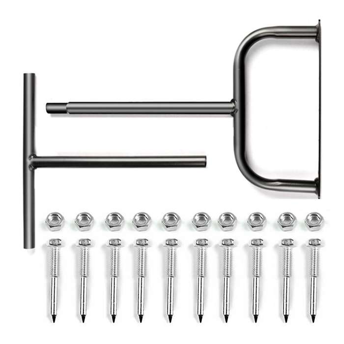 Lawn Aerator Spike Metal Manual Dethatching Soil Aerating LawnPre-Grass Aerator Garden Tools