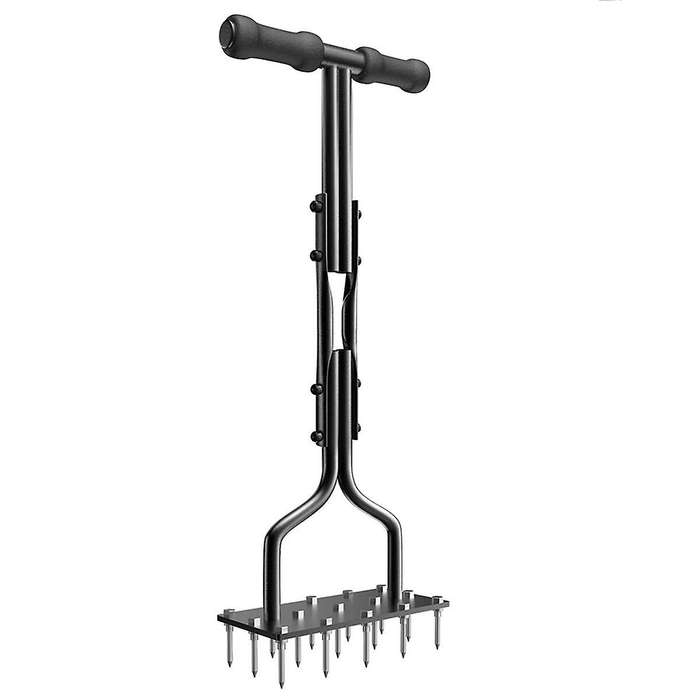 Lawn Aerator Spikes Aerating Tool, Manual Aeration Tools,Yard Aerators with Cleaning Weeder Tool for