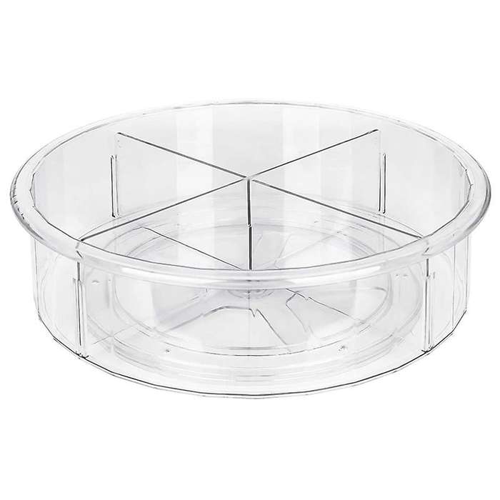 Lazy , Lazy Cabinet Organizer, Organization for Pantry, Countertop, Shelf, Table, Bathroom, Clear