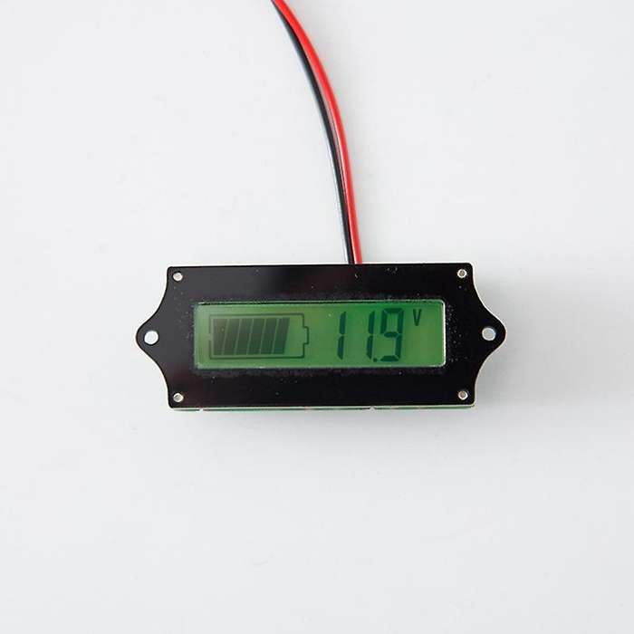 LCD Lithium Battery Acid Lead Lithium Battery Capacity Indicator Digital Voltmeter Tester 12V24V48V7