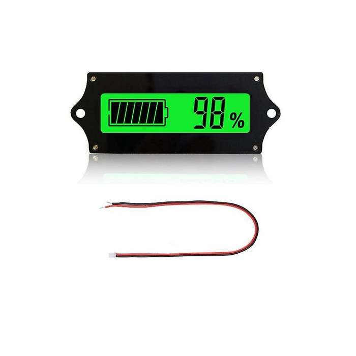 LCD Lithium Battery Acid Lead Lithium Battery Capacity Indicator Digital Voltmeter Tester 12V24V48V7
