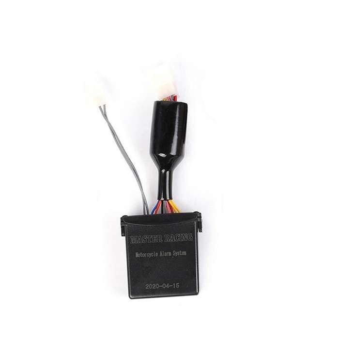 Lcd Motorcycle Alarm Auto Lock/unlock Security System Two Anti-theft Alarms Keyless Engine Start, wi
