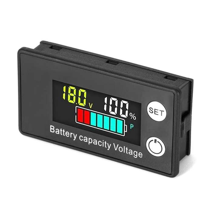 LCD Liquid Crystal 8-100V Voltmeter Battery Car Power Detection Digital Lithium Battery Capacity Dis