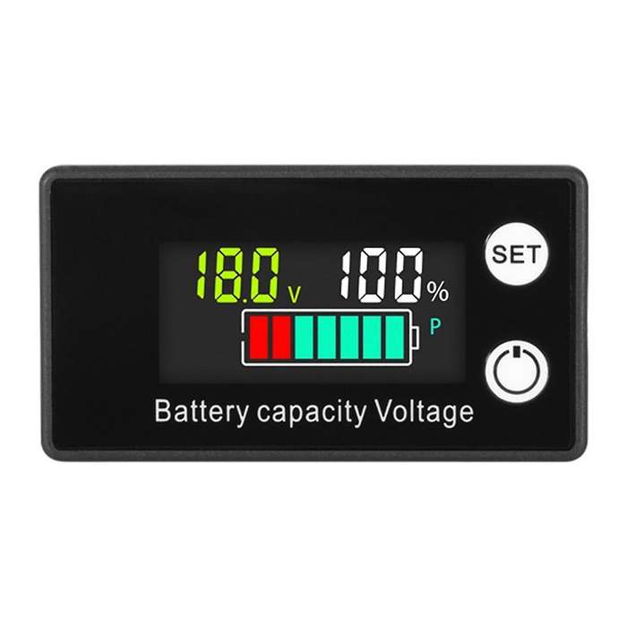 LCD Liquid Crystal 8-100V Voltmeter Battery Car Power Detection Digital Lithium Battery Capacity Dis