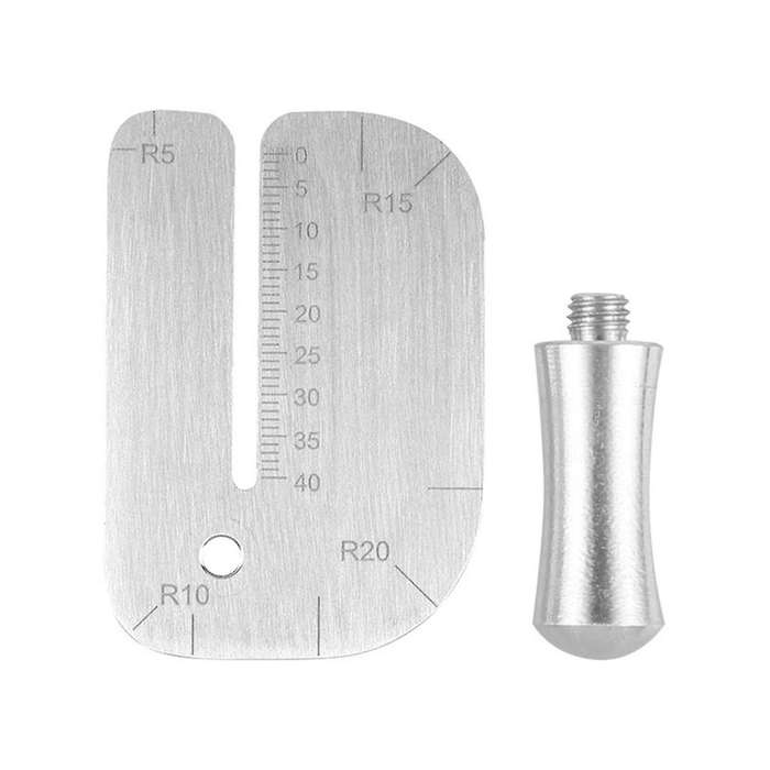 Leather Pulling Board Practical Cutting Ruler Tool Stainless Steel Manual Leather Cut Auxiliary Acce