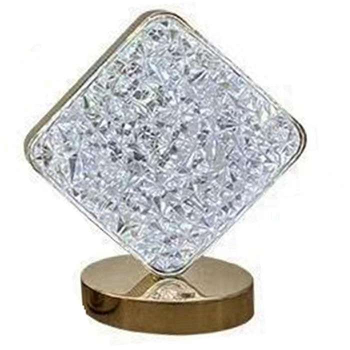 Led , Diamond Three Color Desk Light, Touch Dimming, Bedside Light, Romantic Diamond Usb