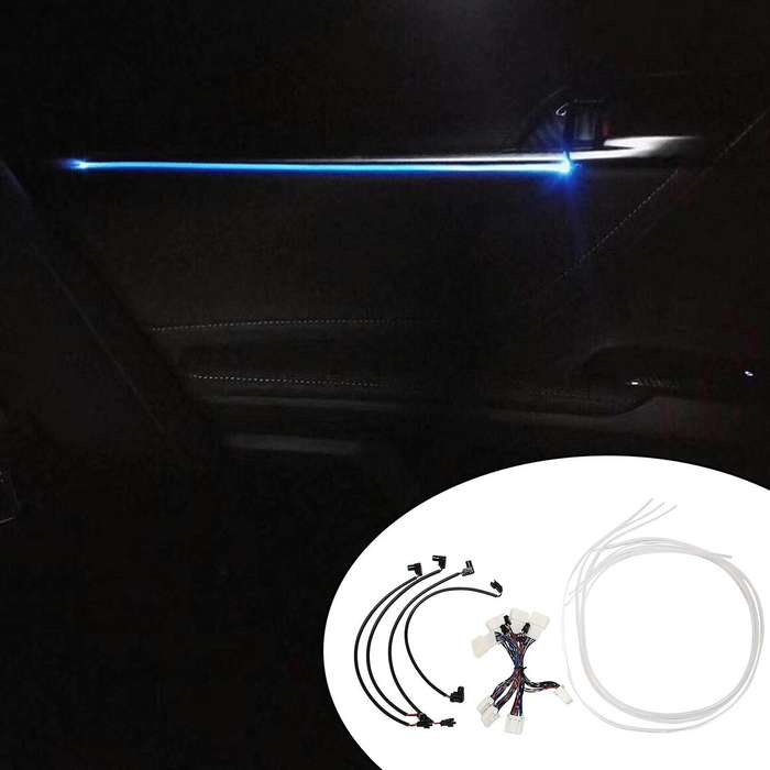 LED Car Atmosphere Lights Door Instrument Panel Decorative Ambient Light Neon Strip Light for 2018-2