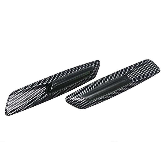 LED Carbon Fiber Side Marker Lights for BM W 5 Series E39 E60 E61