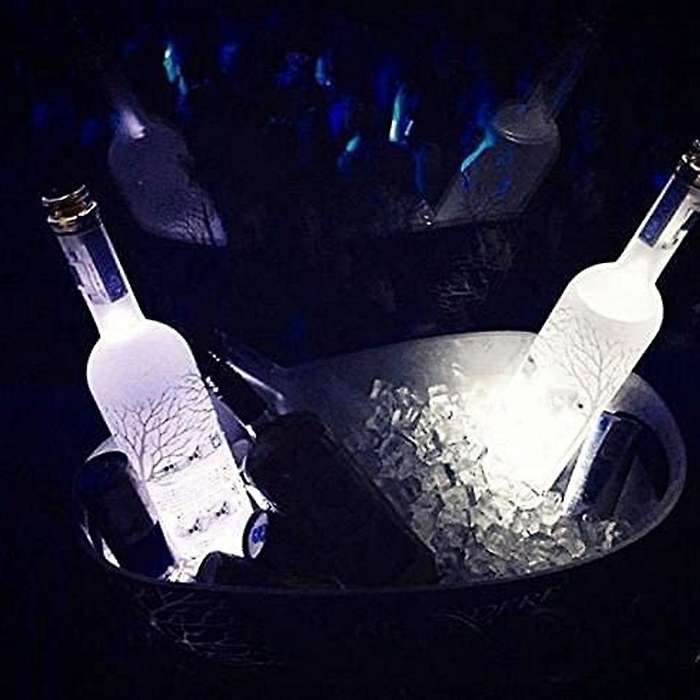 LED Coaster,12 Pack Coasters,LED Bottle Lights,LED Sticker Coaster Discs for Flash Cup
