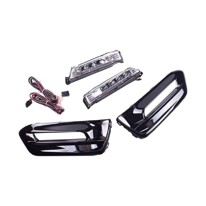 LED DRL Daytime Running Light Fog Lamp Driving Lights Yellow Turn Signal Lamp for Accord 10Th 2018-