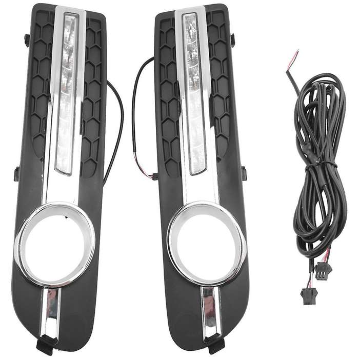 LED DRL Daytime Running Light LED Daylight Amber & White Fog Light for S80 2007-2013