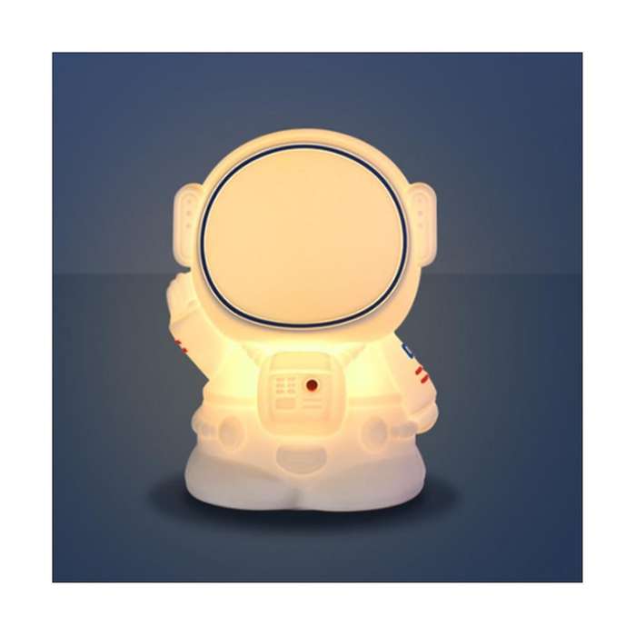 Led Eye Protection Night Light Astronaut Silicone Flapping Lamp Children's Bedside Dormitory Emotio