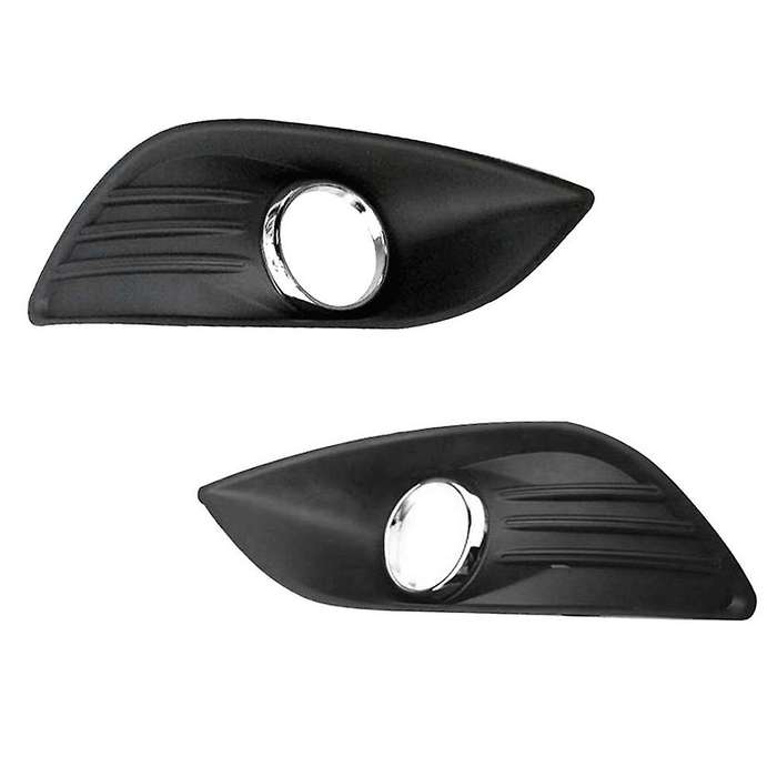 LED Fog Light Headlight Chrome Fog Lamp Cover Grill Bezel Switch Foglights Assembly for Focus MK2 20