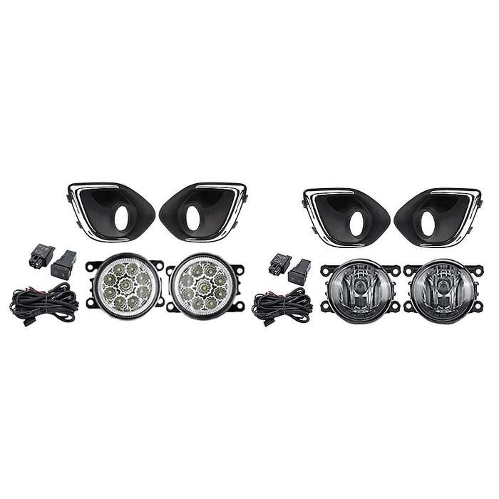 LED Fog Lights Headlight for ASX Sport 2013-2015 Foglight Grilles Harness Switch Kit