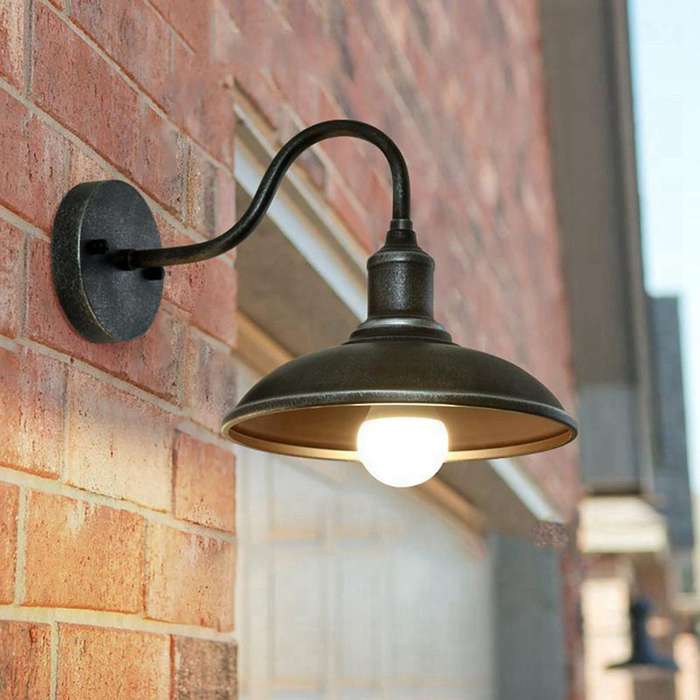 Led Gooseneck Barn Light Outdoor Wall Lamp Front Porch B