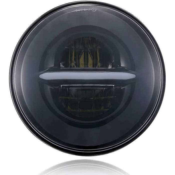 LED Headlight with Halo DRL Bulb Kit Motorcycle Headlight Suitable for Locomotive Modified Headlight